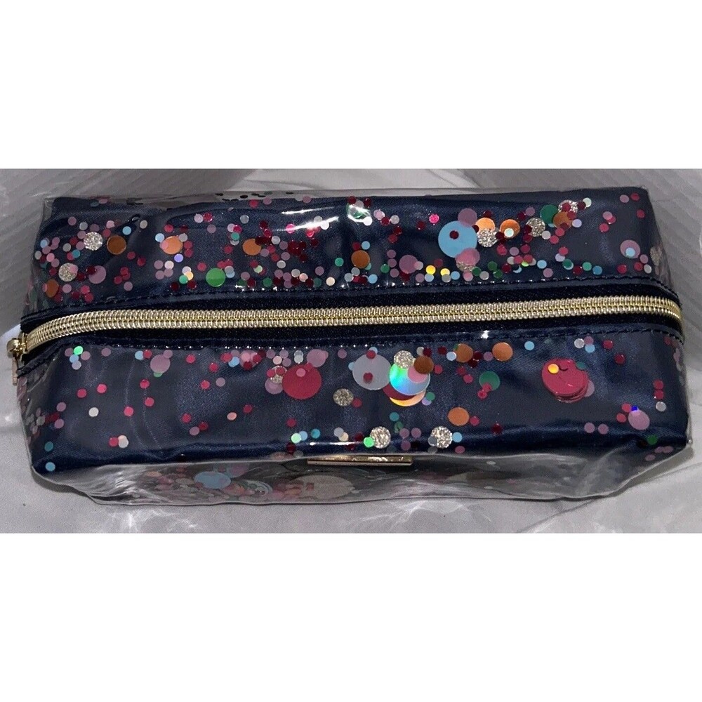 packed party confetti cosmetic bag